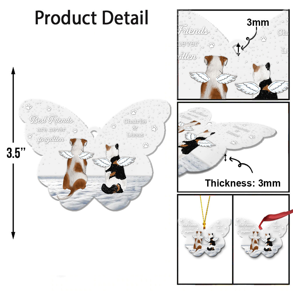 Les meilleurs amis ne sont jamais oubliés - Ornement personnalisé pour chien