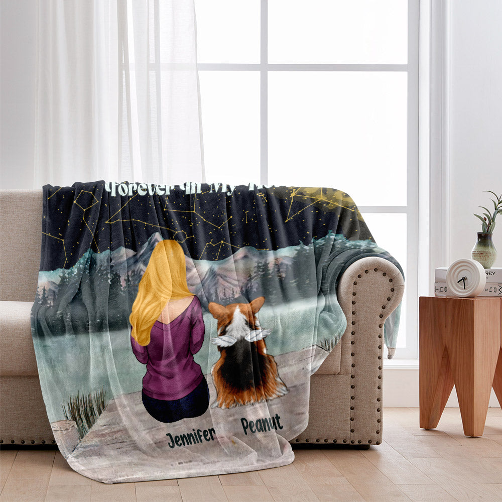 Ma précieuse étoile dans le ciel - Couverture personnalisée pour chien