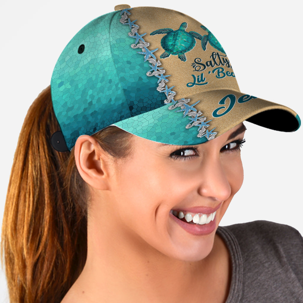 Salty Lil' Beach - Casquette classique personnalisée Tortue