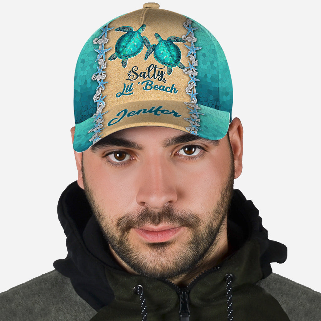 Salty Lil' Beach - Casquette classique personnalisée Tortue