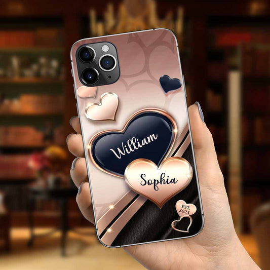 Quand on s'a l'un l'autre, on a tout - Coque de téléphone personnalisée pour couple