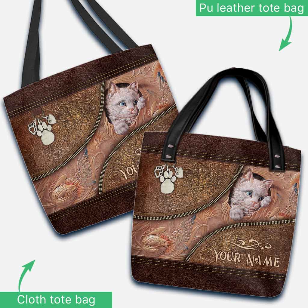 Sac fourre-tout personnalisé « J’aime les chats »
