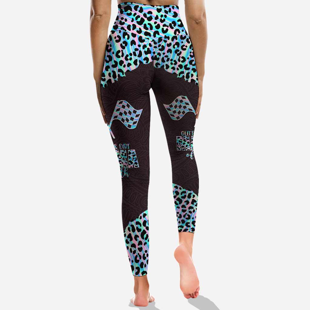 Glitter And Dirt - Sweat à capuche et legging de course personnalisés