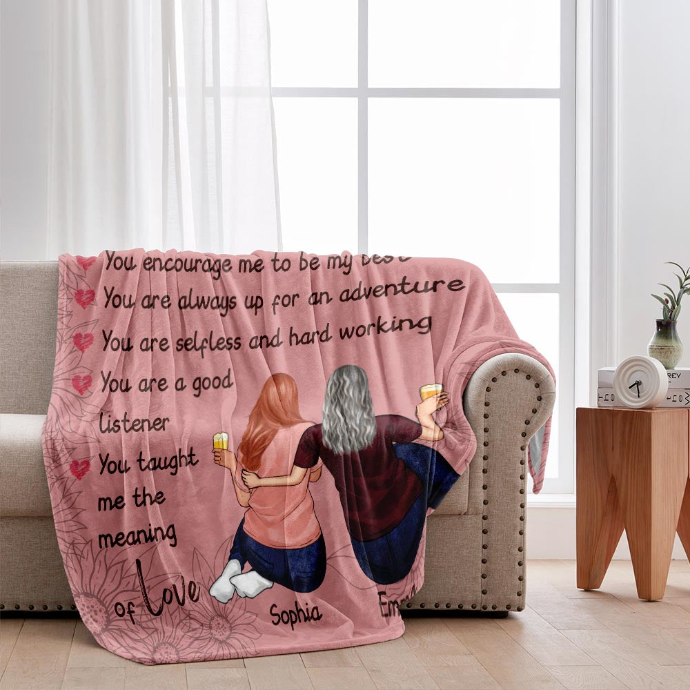 Je t'aime maman - Couverture personnalisée pour la fête des mères