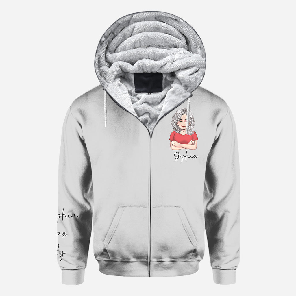 Je t'aime mamie - T-shirt et sweat à capuche personnalisés pour la fête des mères.