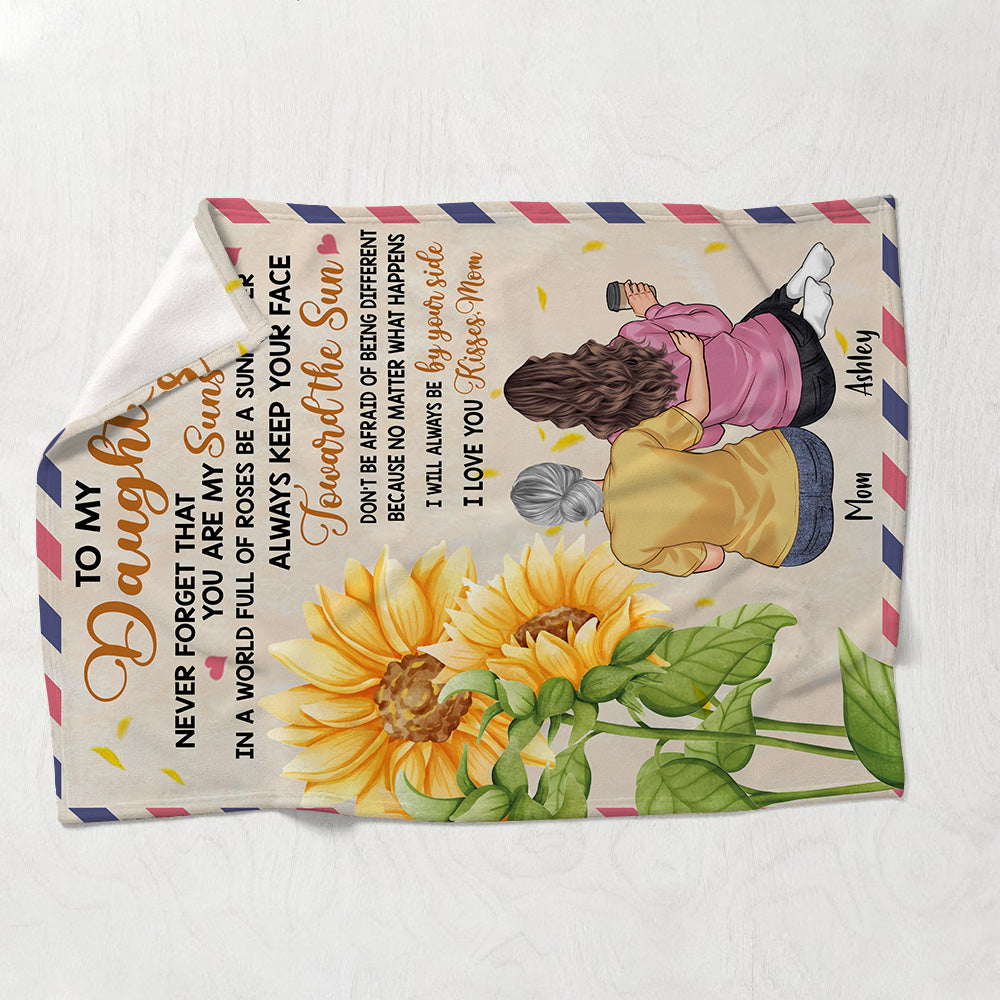 À ma fille - Couverture personnalisée pour la fête des mères