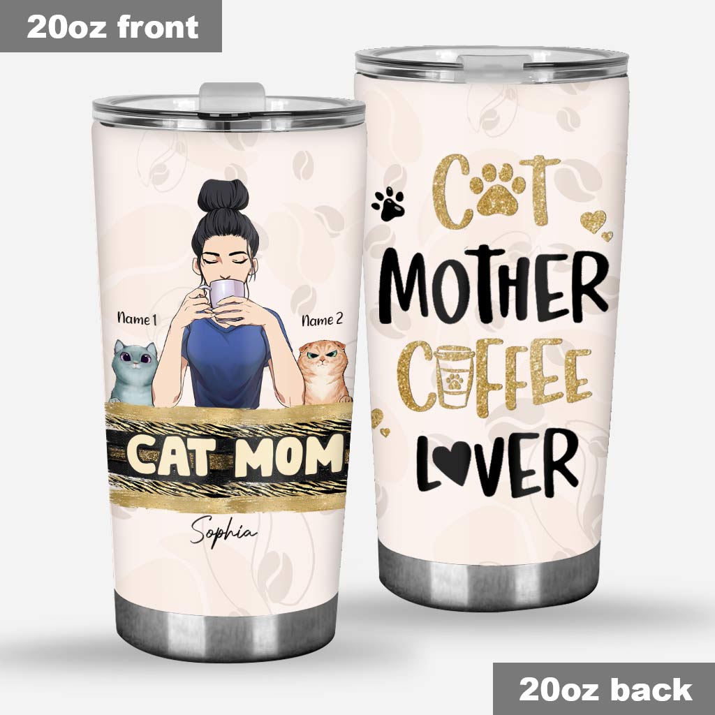 Café pour maman chat - Gobelet personnalisé