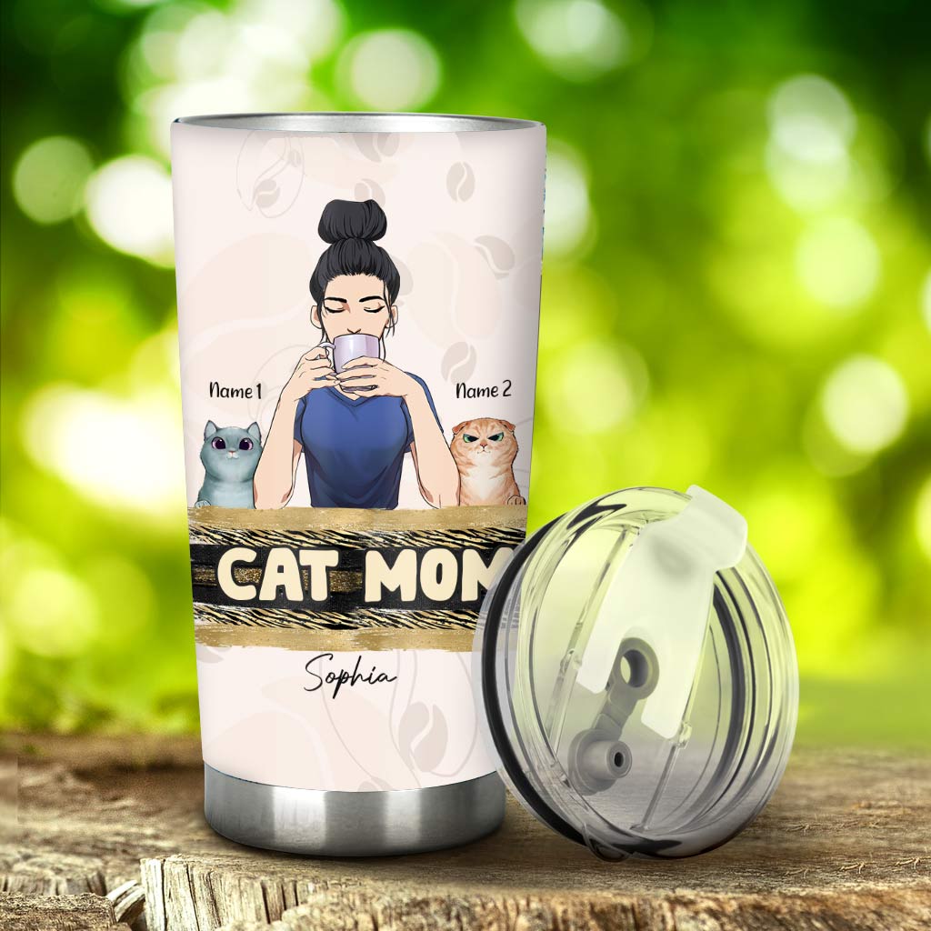 Café pour maman chat - Gobelet personnalisé