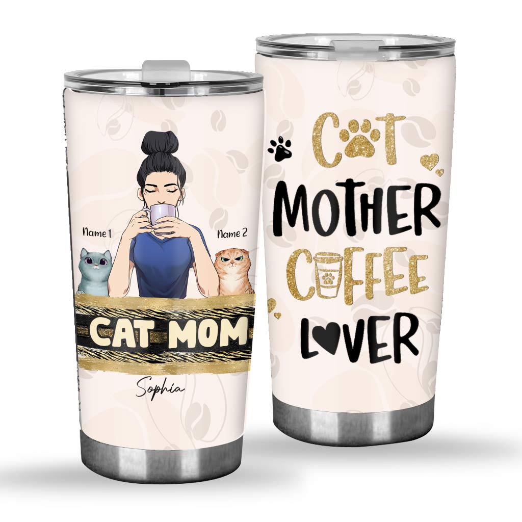 Café pour maman chat - Gobelet personnalisé