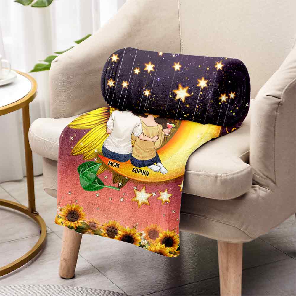 Tu es mon rayon de soleil - Couverture personnalisée pour la fête des mères