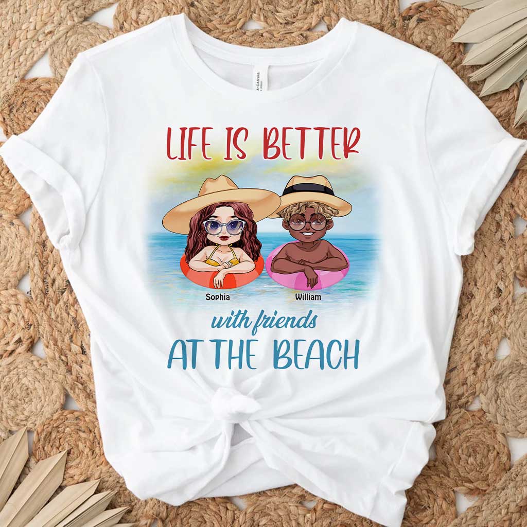 Boire sur mes plages - T-shirt et sweat à capuche personnalisés pour les amoureux de la mer