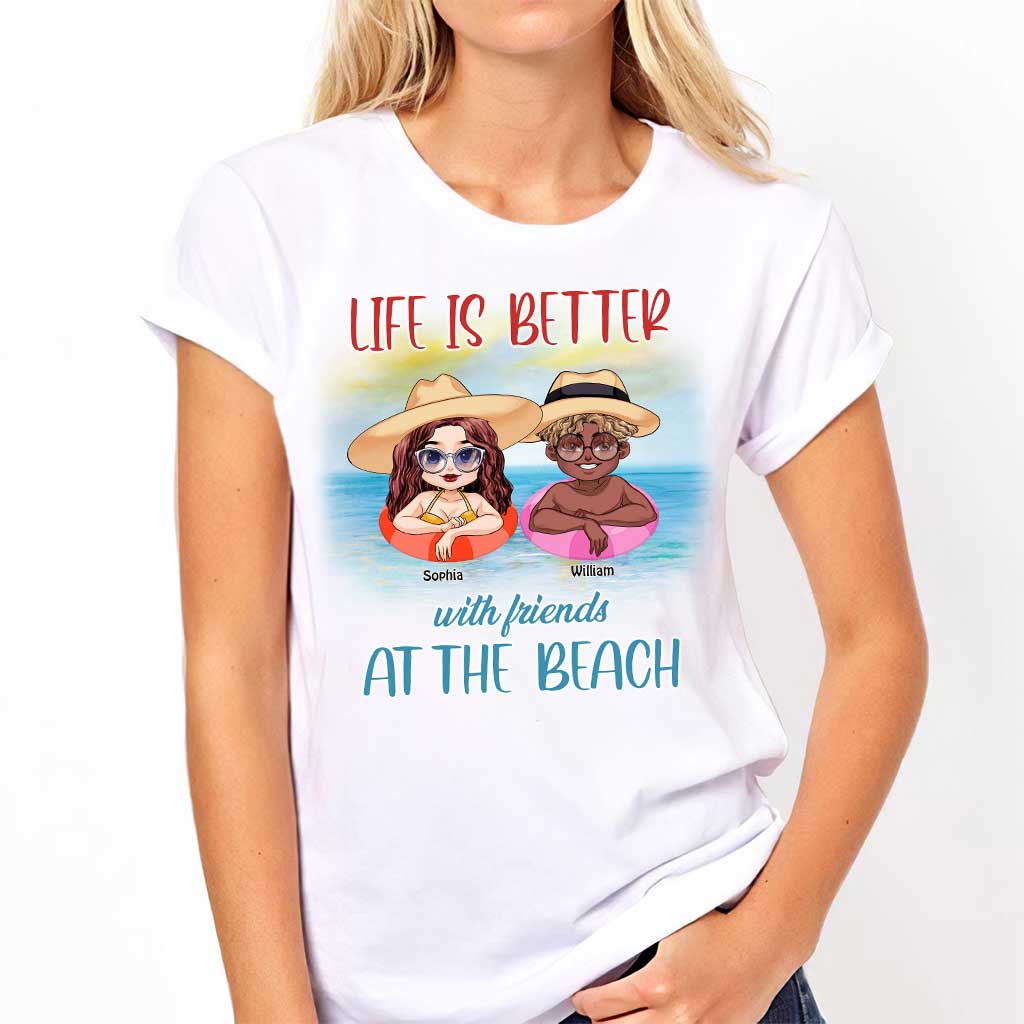 Boire sur mes plages - T-shirt et sweat à capuche personnalisés pour les amoureux de la mer