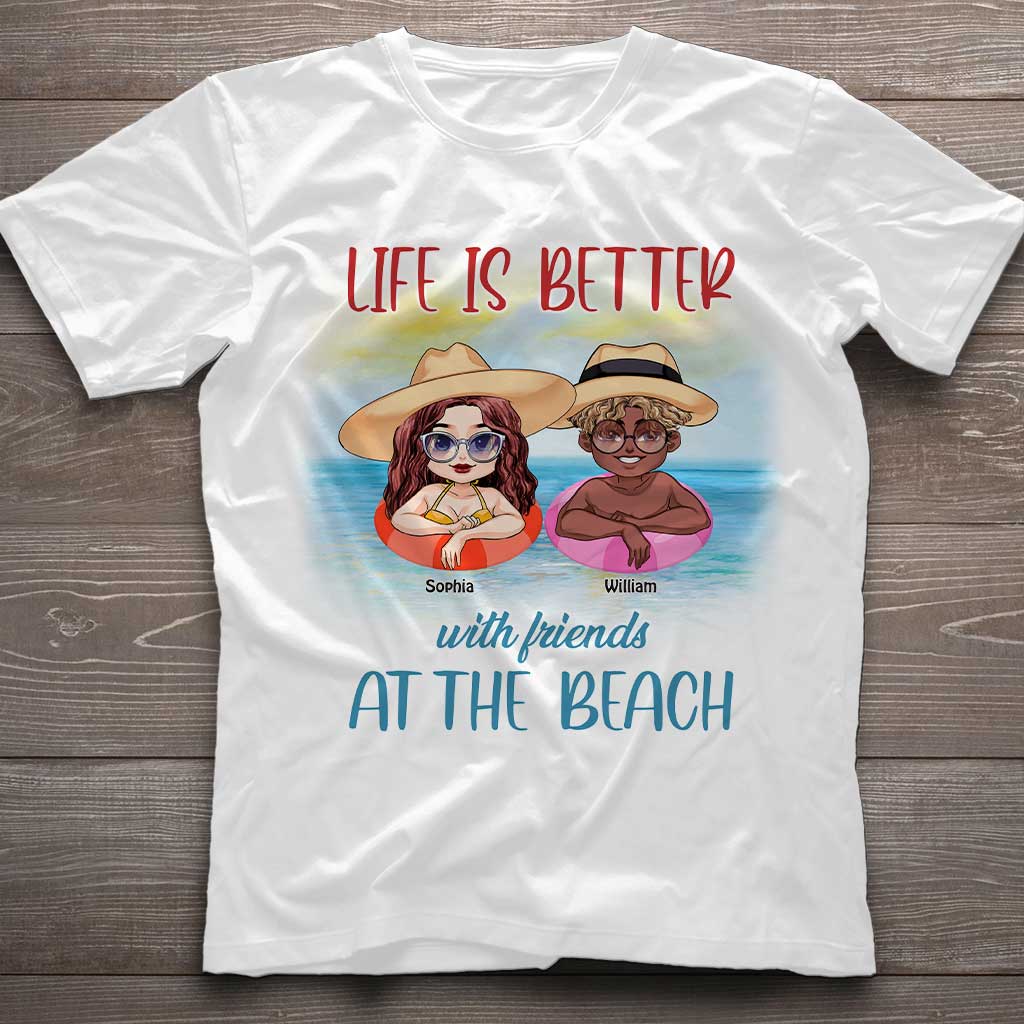 Boire sur mes plages - T-shirt et sweat à capuche personnalisés pour les amoureux de la mer