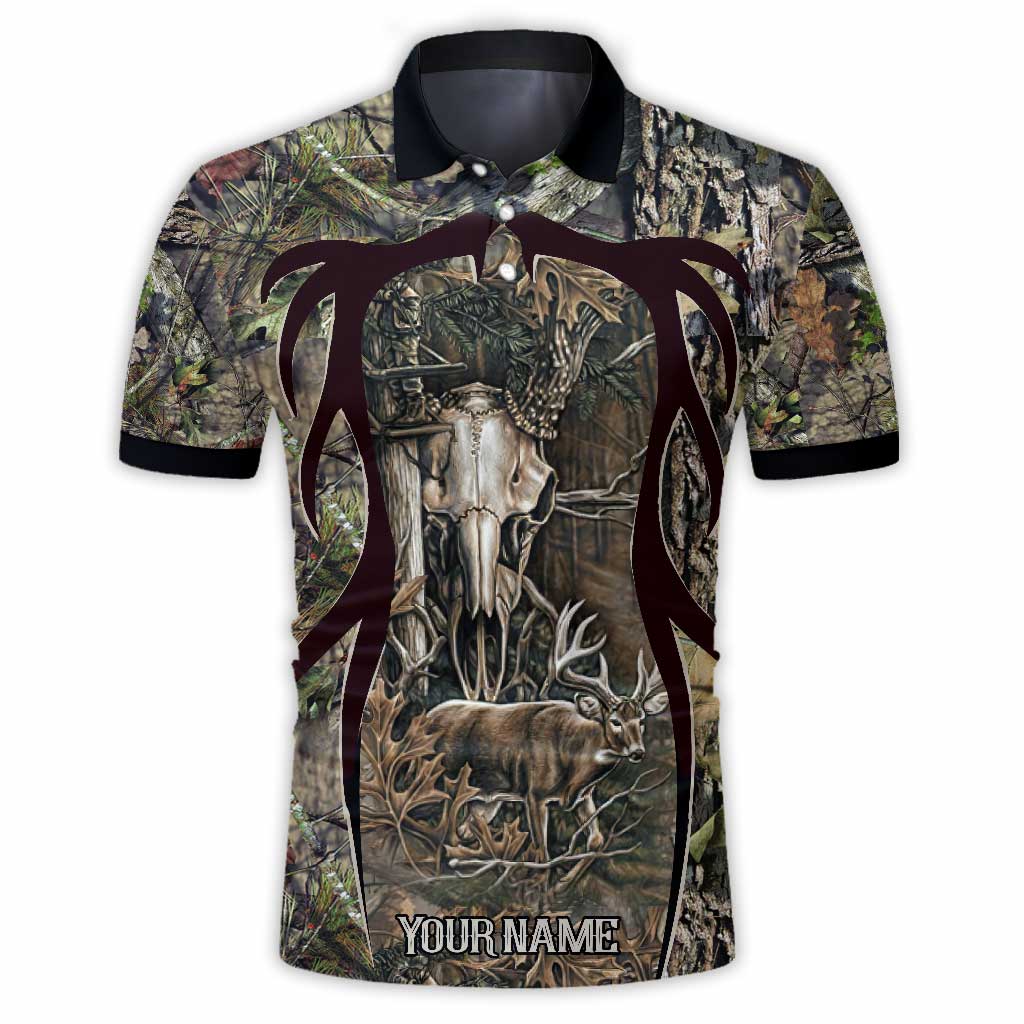 Addicted To Hunt - Personalized Polo Shirt