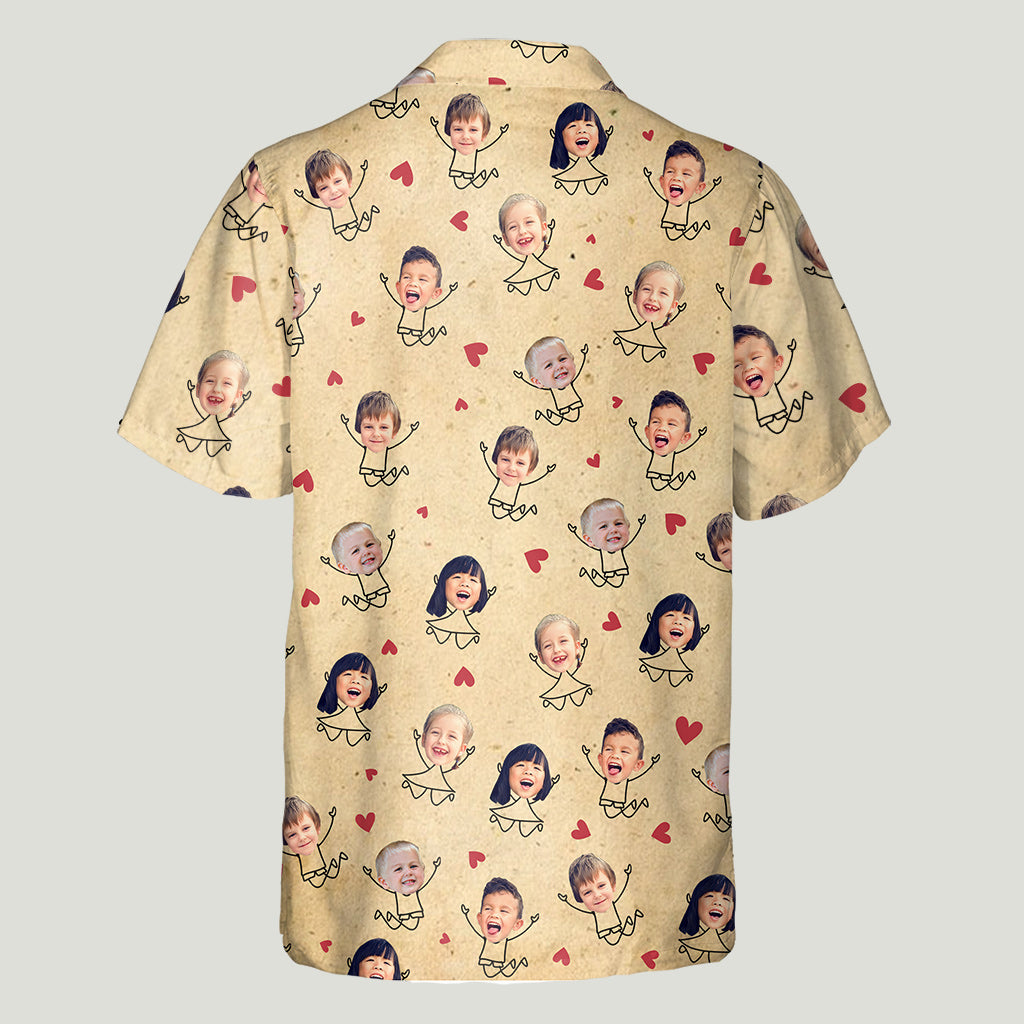 Cher papa, bravo ! - Chemise hawaïenne personnalisée pour papa