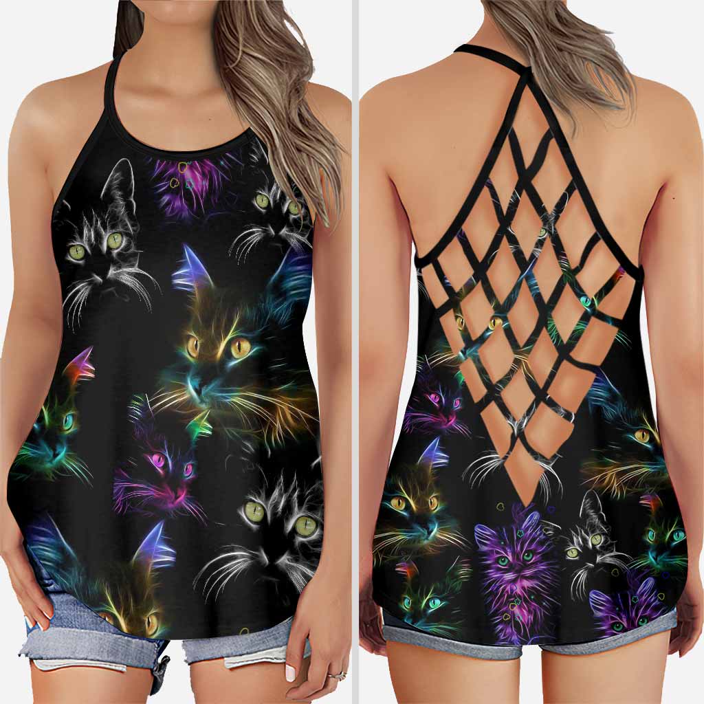 Débardeur croisé pour maman chat