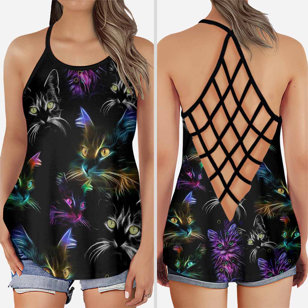 Débardeur croisé pour maman chat