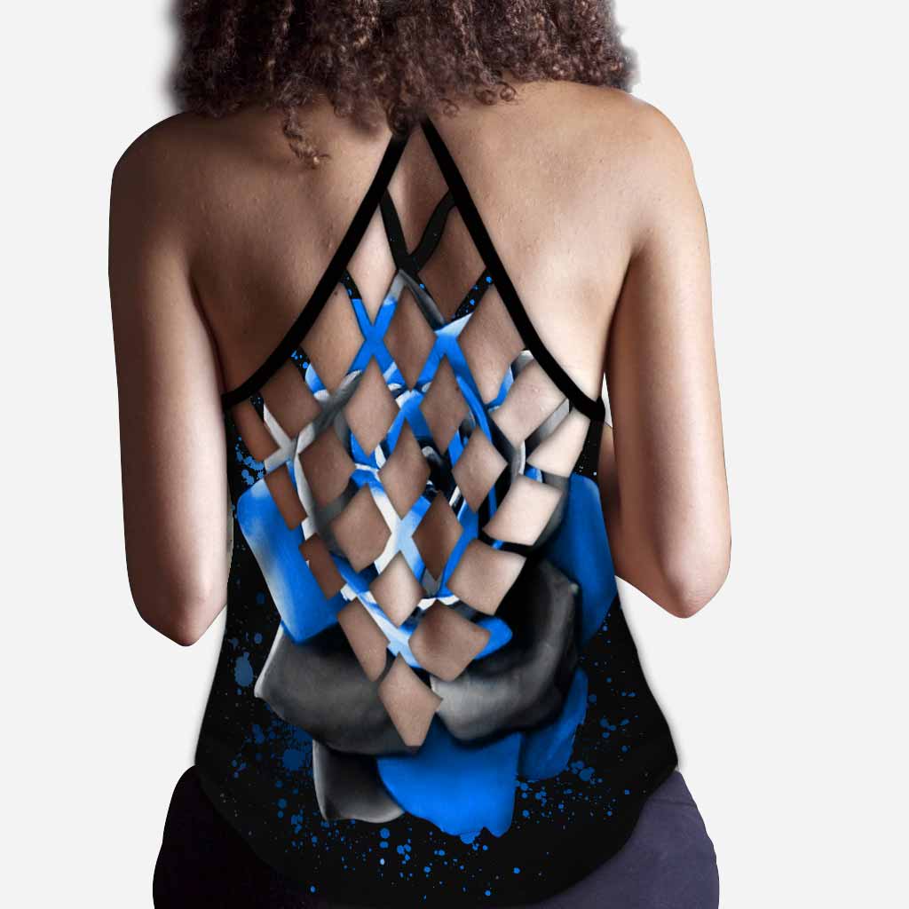 Débardeur Blue Rose - Police Cross