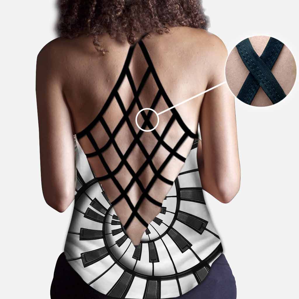 Love Music - Débardeur Piano Cross