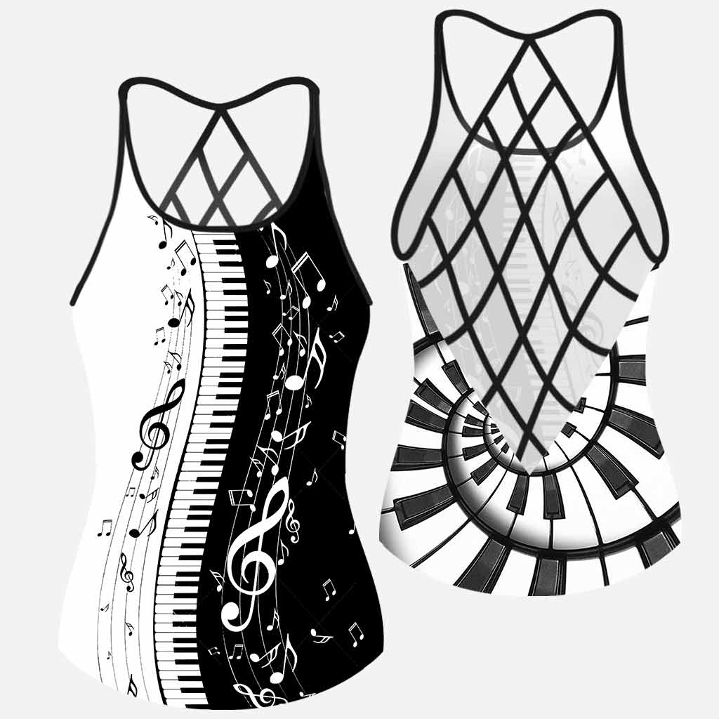 Love Music - Débardeur Piano Cross