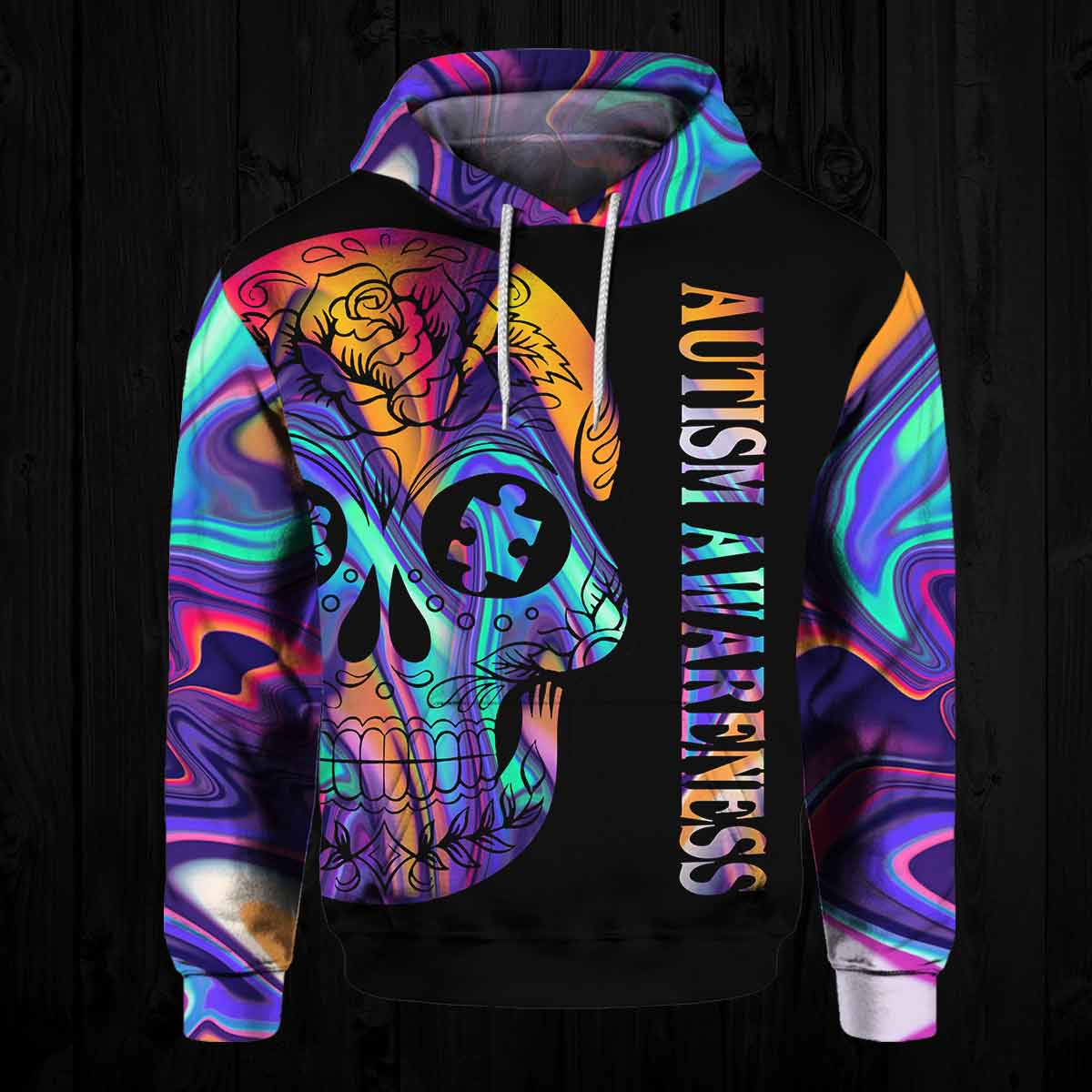 Ne jugez pas - T-shirt et sweat à capuche de sensibilisation à l'autisme