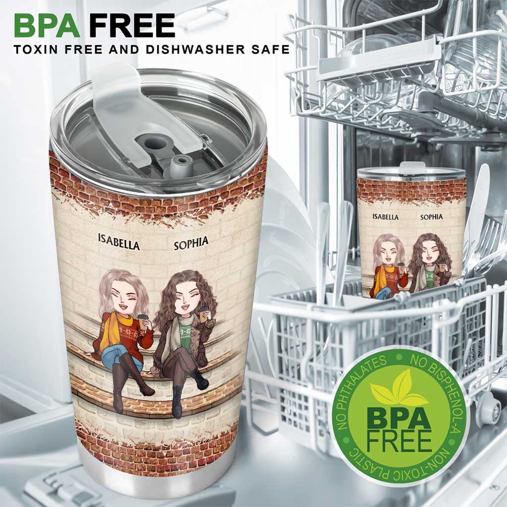 Nous ne sommes pas du sucre et des épices - Gobelet de Noël personnalisé pour meilleure amie