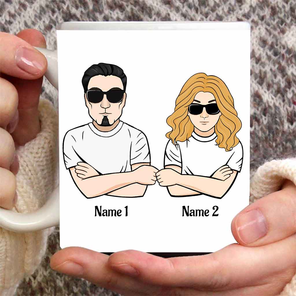 Notre amour est toujours aussi fort - Mug personnalisé pour couple