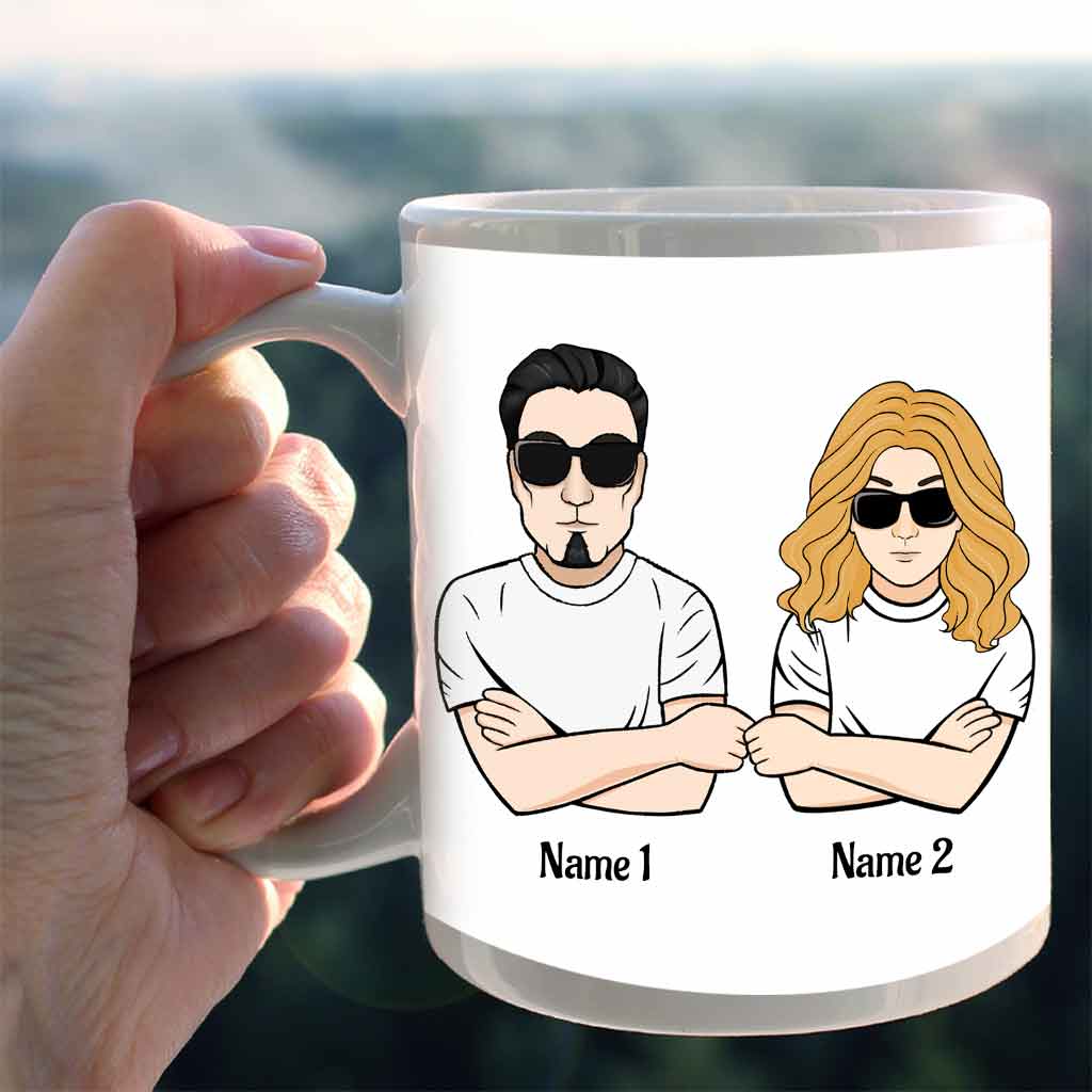 Notre amour est toujours aussi fort - Mug personnalisé pour couple