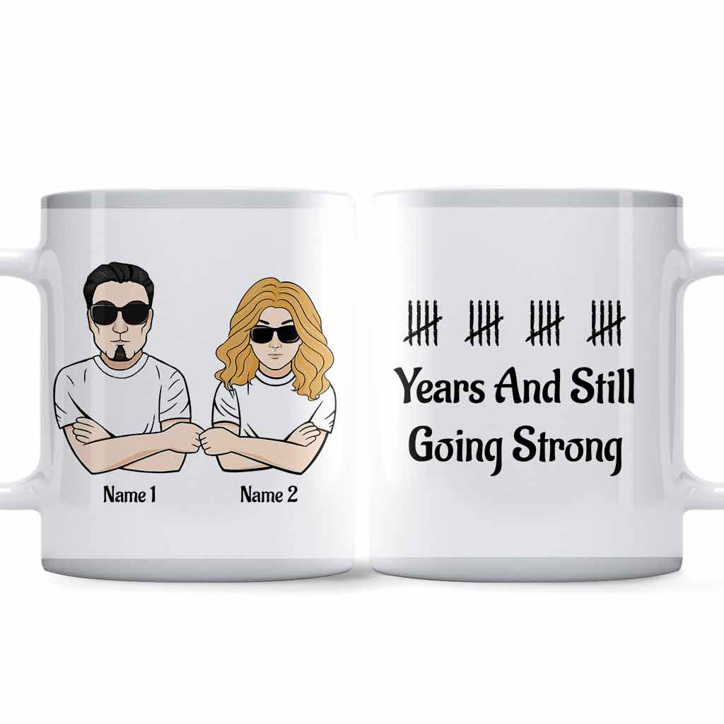 Notre amour est toujours aussi fort - Mug personnalisé pour couple