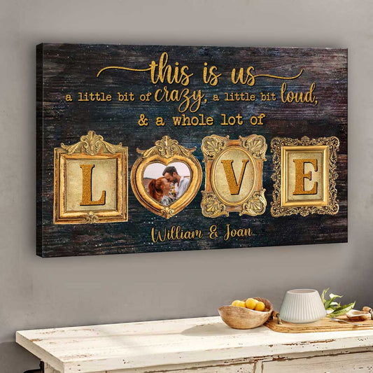 This Is Us - Personalized Couple Canvas And Poster