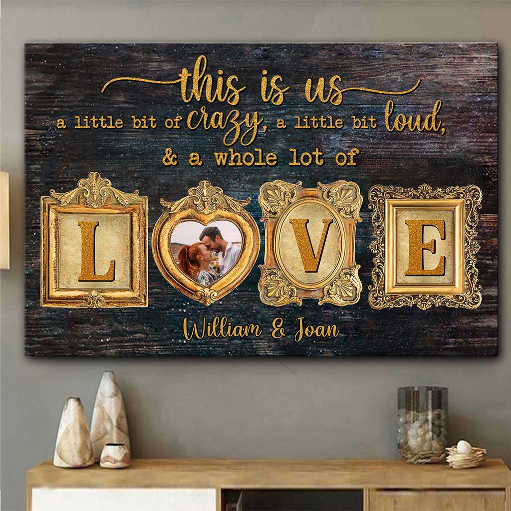 This Is Us - Personalized Couple Canvas And Poster