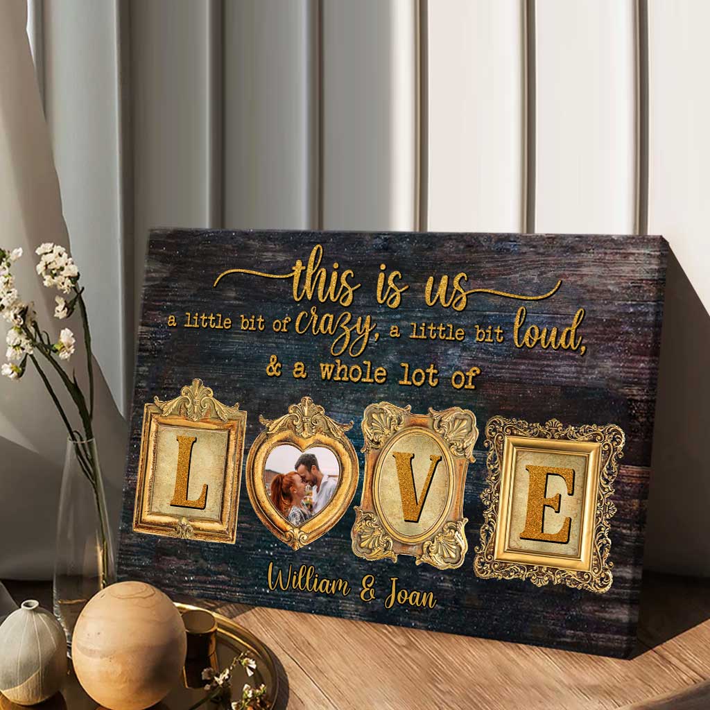 This Is Us - Personalized Couple Canvas And Poster