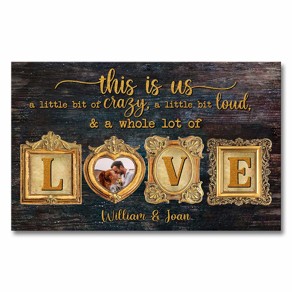 This Is Us - Personalized Couple Canvas And Poster