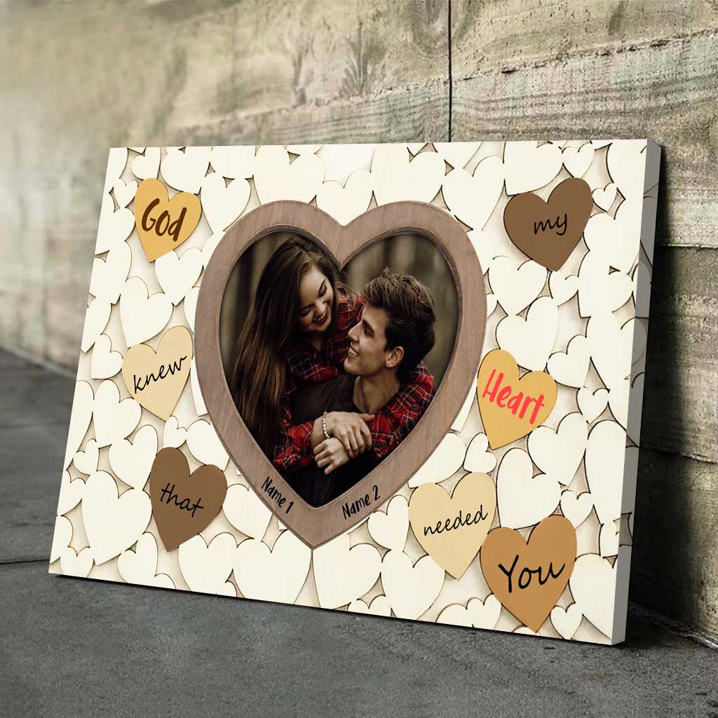 Où que je sois avec toi - Affiche personnalisée pour couples