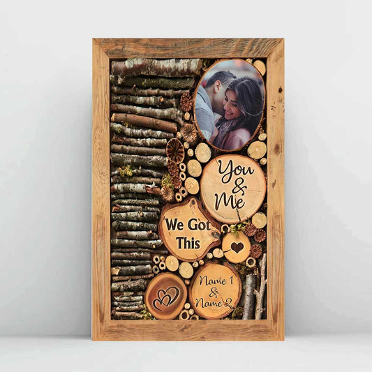 Forever Be My Always - Personalized Couple Poster