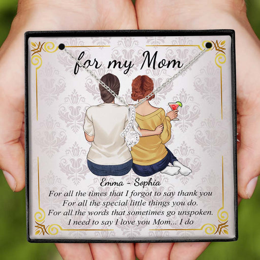 Pour ma maman - Collier personnalisé pour la fête des mères