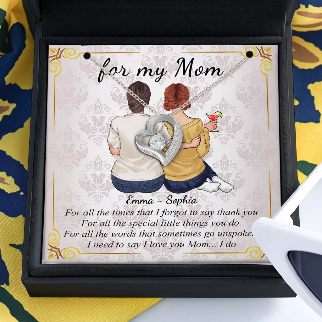 Pour ma maman - Collier personnalisé pour la fête des mères