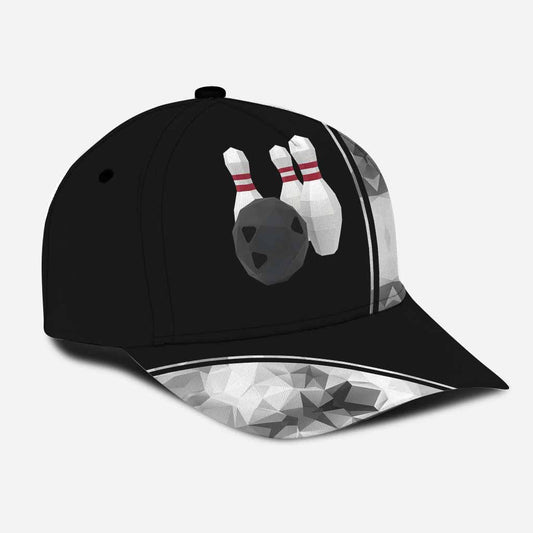 Casquette de bowling Love avec trous d'aération imprimés