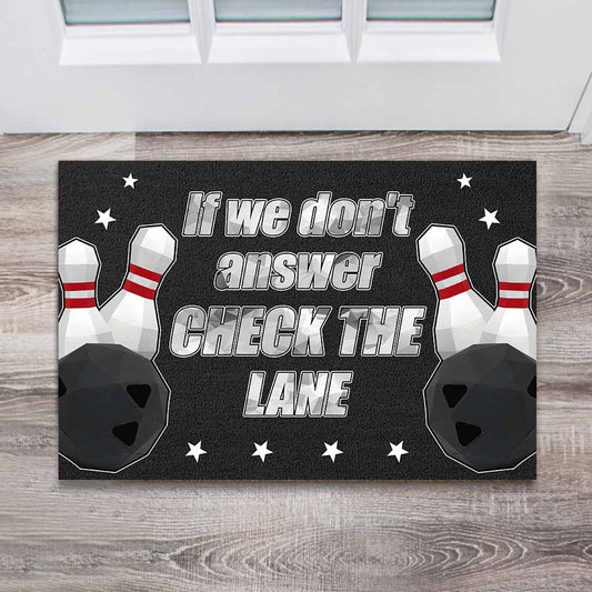 Check The Lane - Bowling Doormat