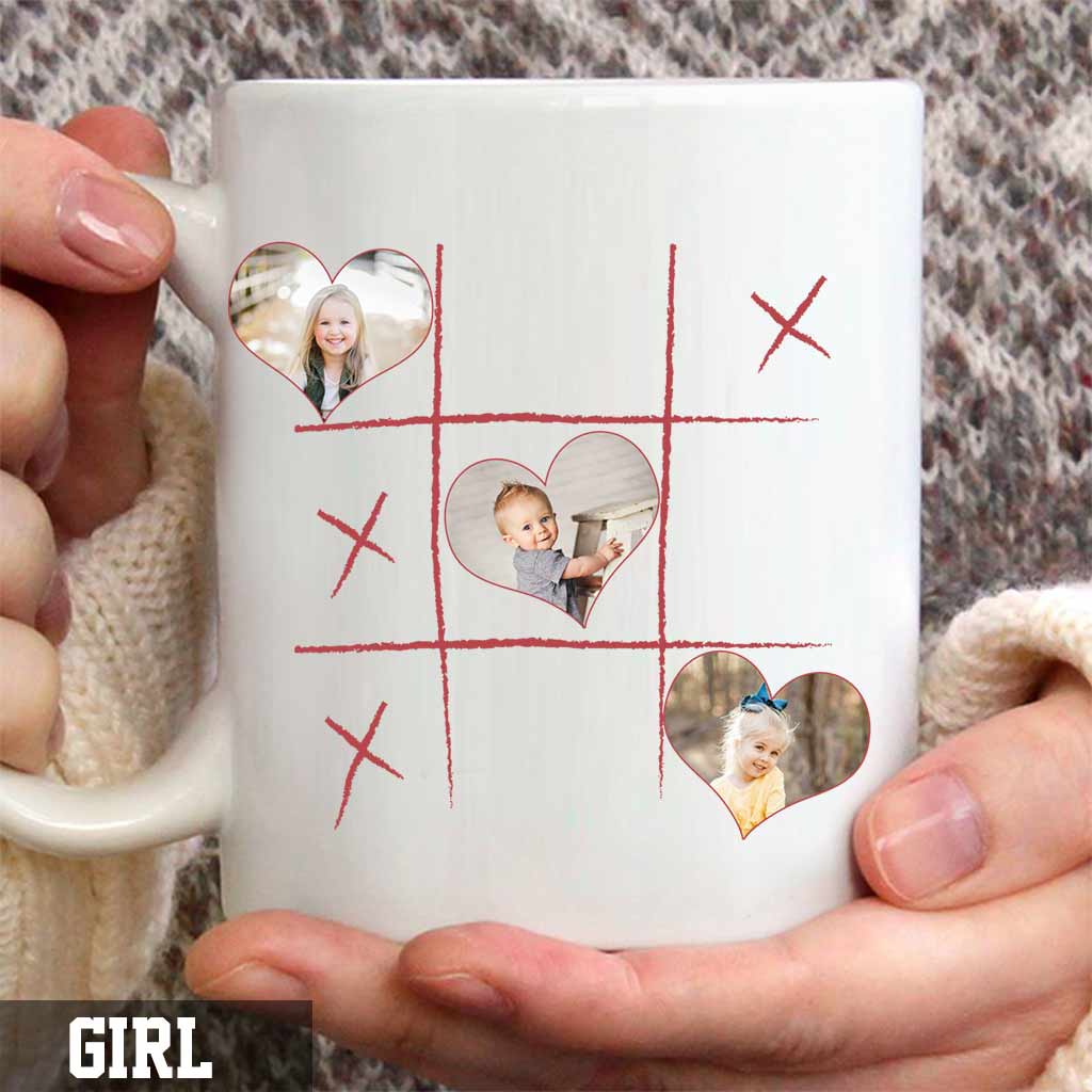 Mes petits-enfants ont conquis mon cœur - Mug personnalisé pour la fête des mères