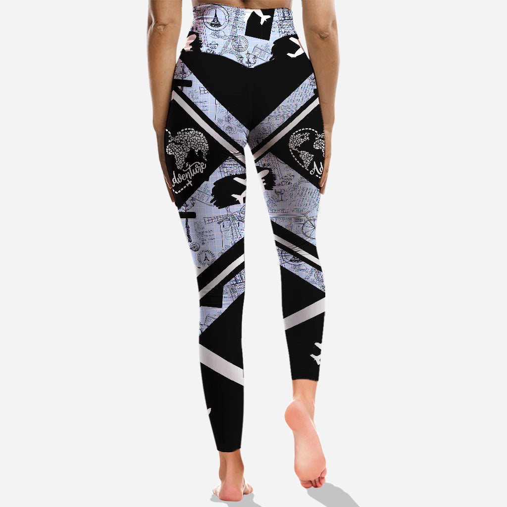 Ensemble de voyage - Sweat à capuche et legging personnalisés pour la fête des mères