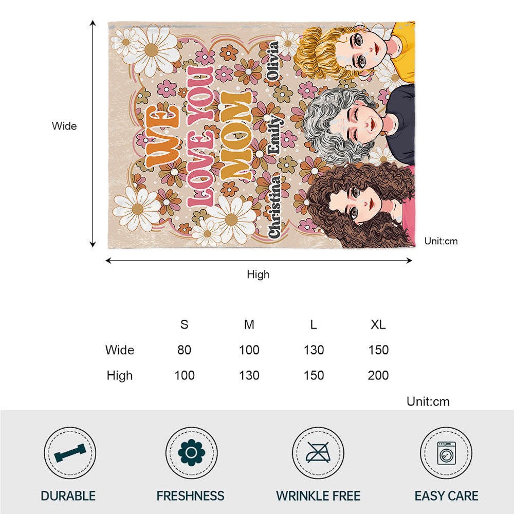 On t'aime maman - Couverture personnalisée pour la fête des mères