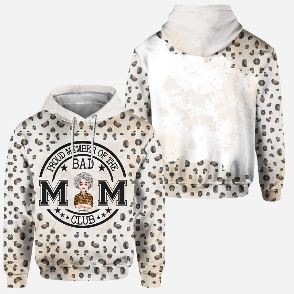 Membre fière du club des mauvaises mamans - Sweat à capuche et legging personnalisés pour la fête des mères, mamie