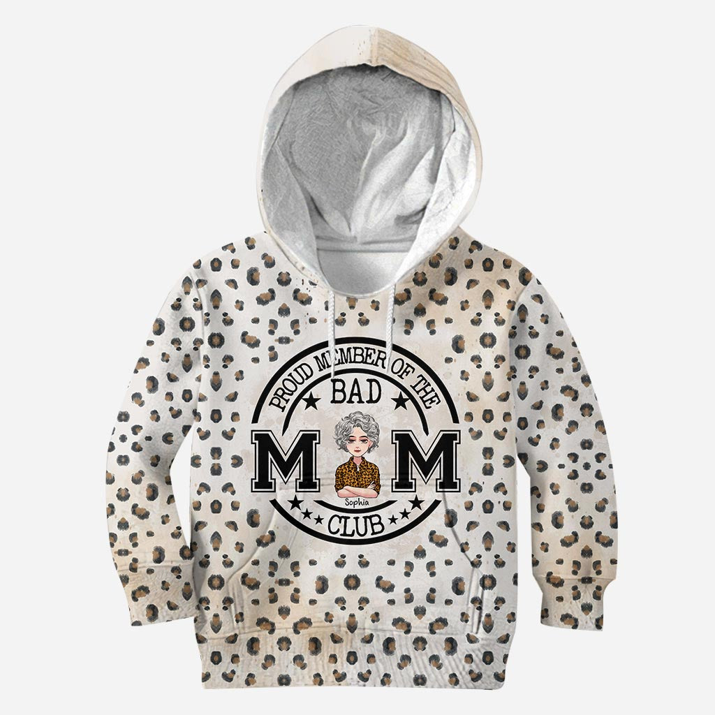 Membre fière du club des mauvaises mamans - Sweat à capuche et legging personnalisés pour la fête des mères, mamie