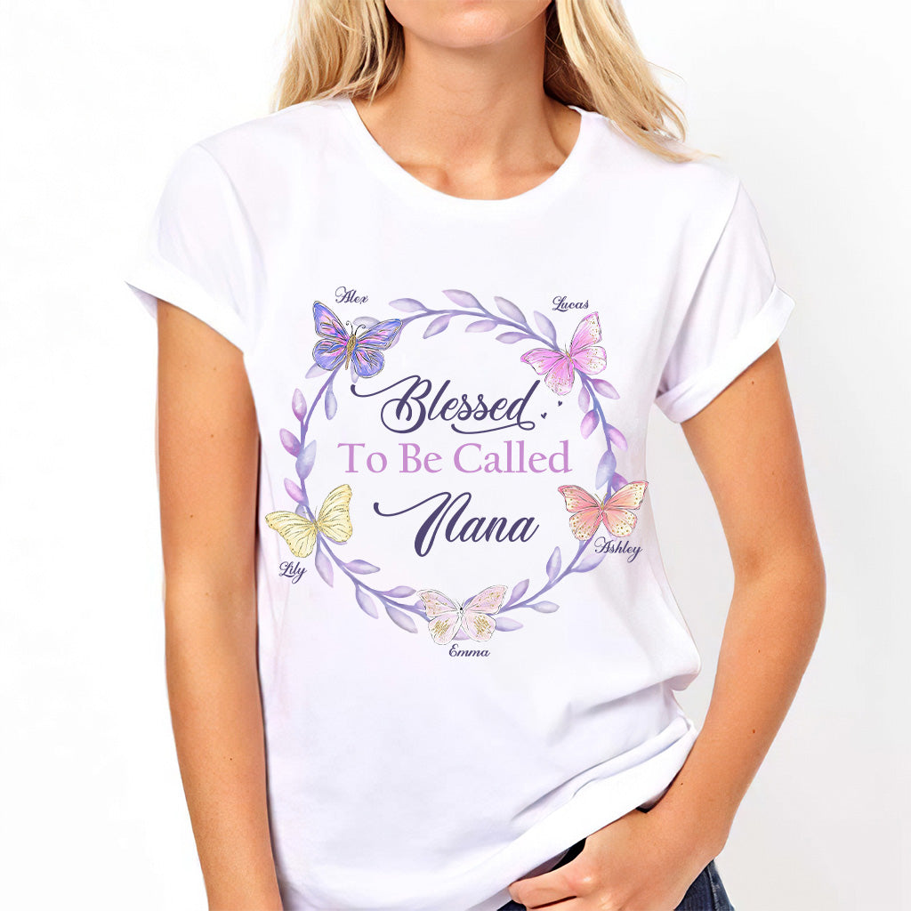 Bénie d'être appelée - T-shirt et sweat à capuche personnalisés pour grand-mère