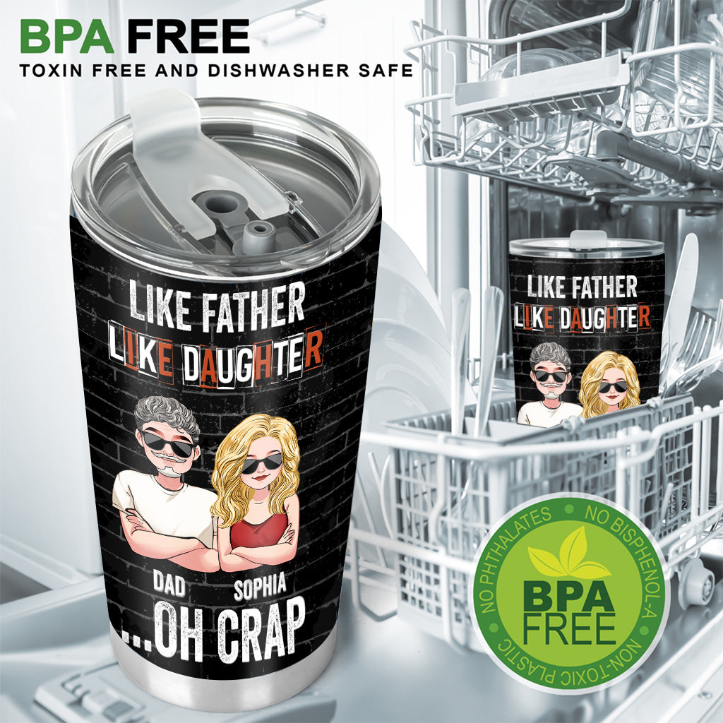 Cher papa, bravo ! - Gobelet isotherme personnalisé pour la fête des pères