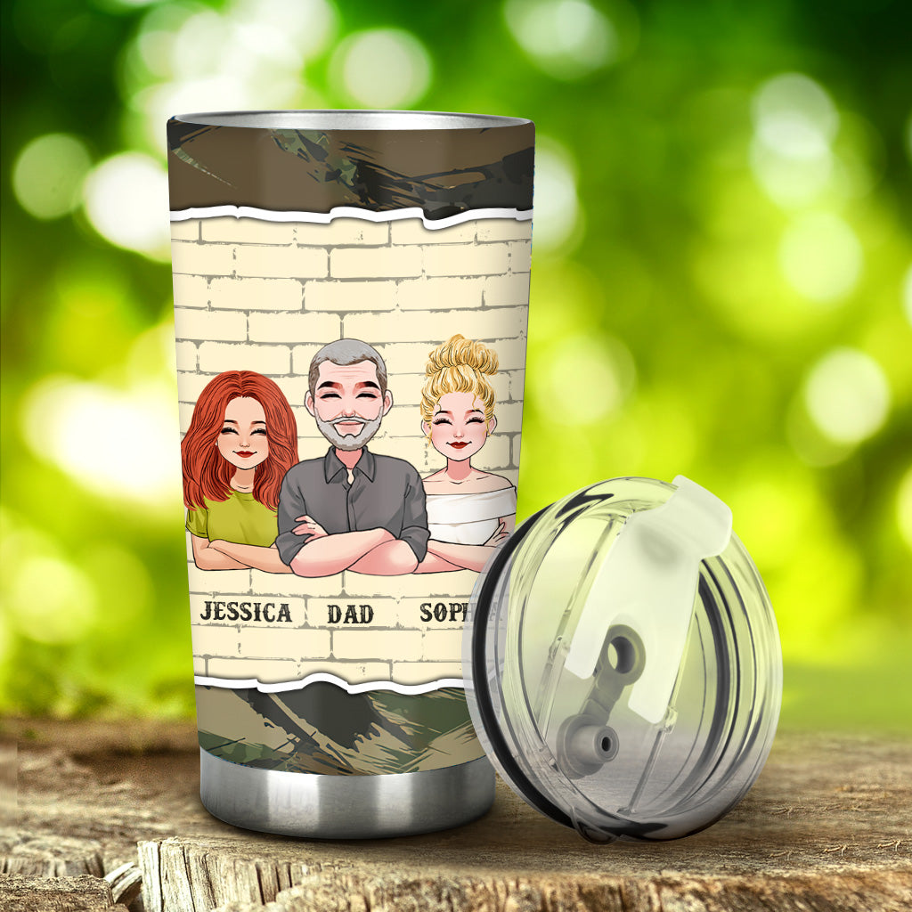 Peu importe les aléas de la vie - Gobelet isotherme personnalisé pour la fête des pères