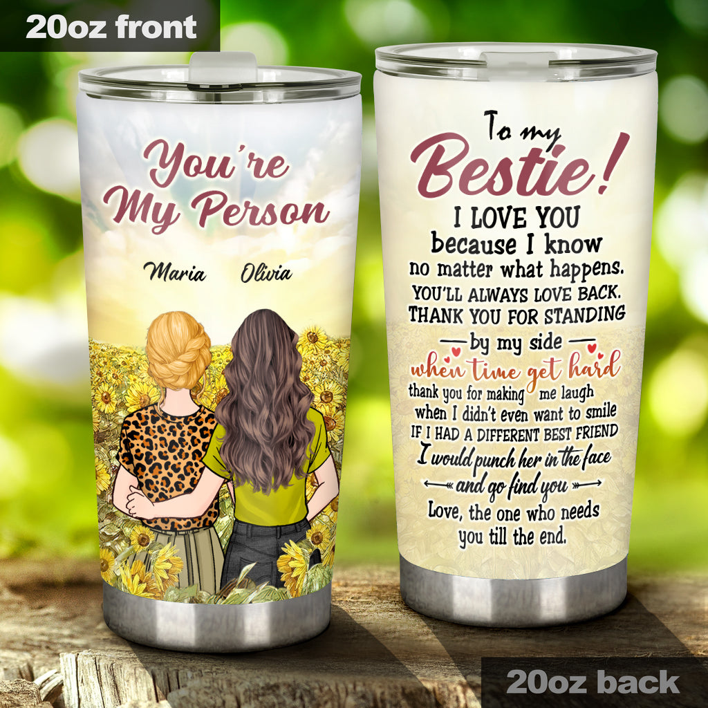 Tu es ma personne - Gobelet personnalisé pour ma meilleure amie