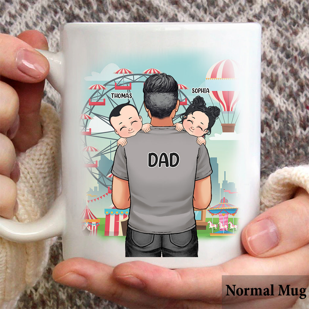 Meilleur papa du monde - Cadeau pour papa, grand-père, oncle, mari - Mug personnalisé
