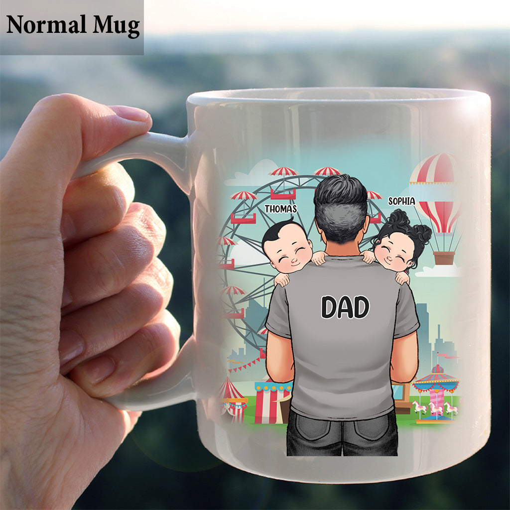 Meilleur papa du monde - Cadeau pour papa, grand-père, oncle, mari - Mug personnalisé